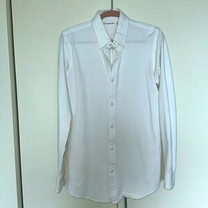 Abercrombie and Fitch white long sleeve button-down size medium tall